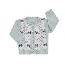 Pulover fetite 9-30 luni Fundite, gri