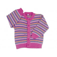 Jacheta copii 1-2 ani, dungi multicolore