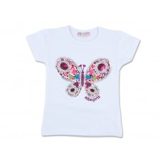 Bluza fetite 1-8 ani, Fluturas paiete